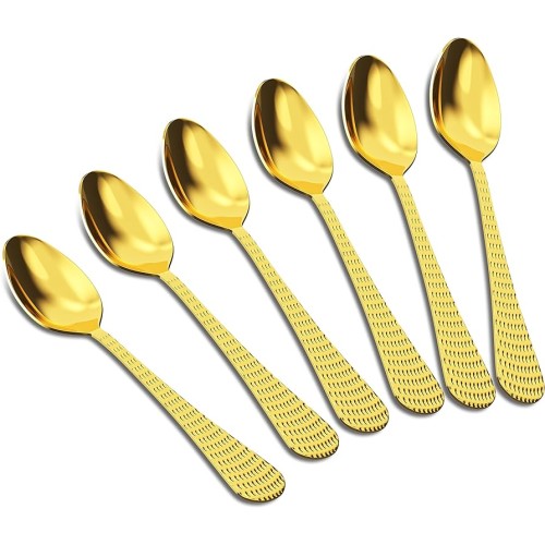 Coffee spoon golden 6 pcs