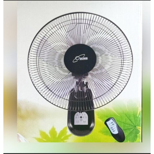 Wall fan with remote control